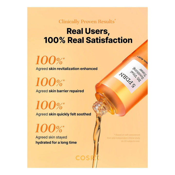 COSRX 5 PDRN B5 Vital Soothing Toner - Peaches&Creme Shop Korean Skincare Malta