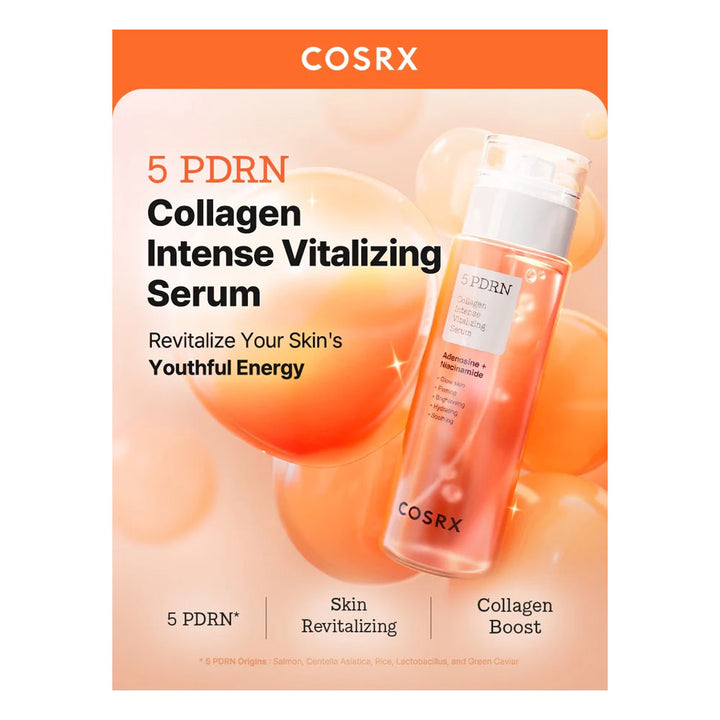 COSRX 5 PDRN Collagen Intense Vitalizing Serum - Peaches&Creme Shop Korean Skincare Malta