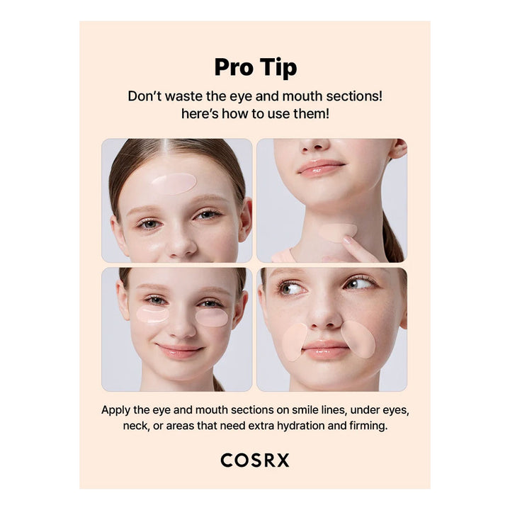 COSRX 5 PDRN Hyaluronic Acid Vital Hydrating Hydrogel Mask - Peaches&Creme Shop Korean Skincare Malta