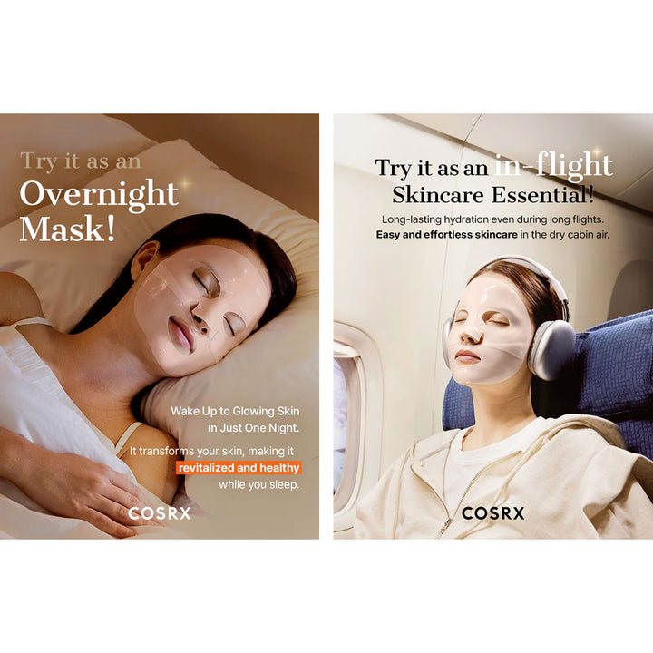 COSRX 5 PDRN Hyaluronic Acid Vital Hydrating Hydrogel Mask - Peaches&Creme Shop Korean Skincare Malta