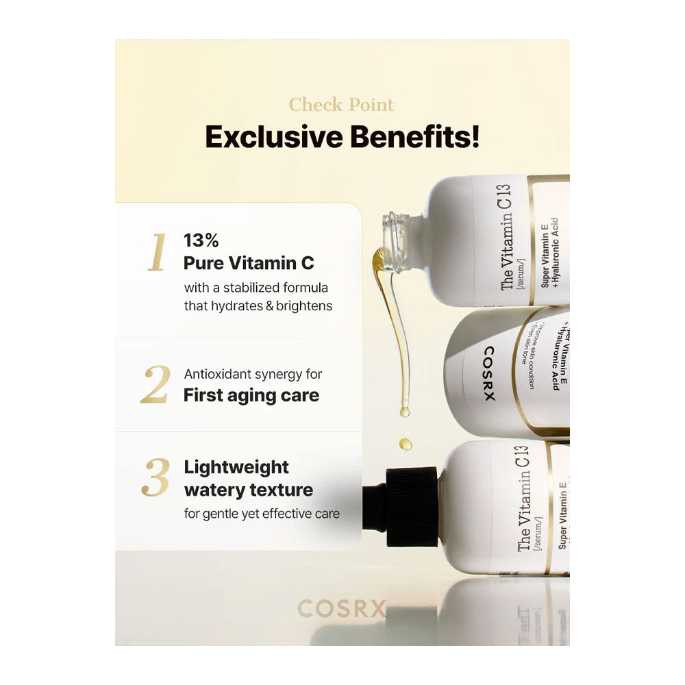 COSRX The Vitamin C 13 Serum - Peaches&Creme Shop Korean Skincare Malta