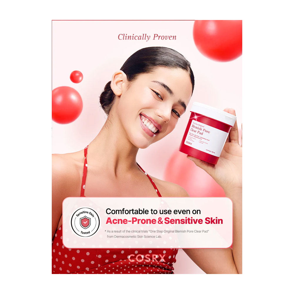 COSRX One Step Original Blemish Pore Clear Pad - Peaches&Creme Shop Korean Skincare Malta