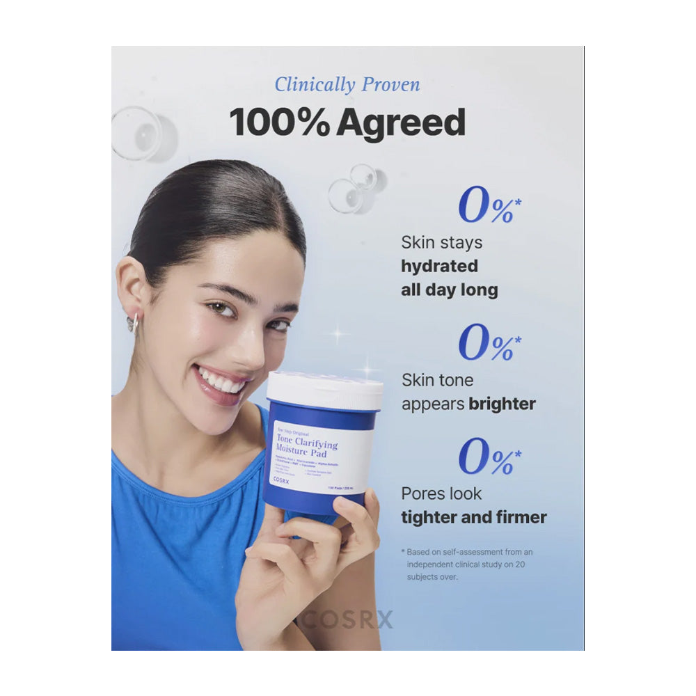 COSRX One Step Original Tone Clarifying Moisture Pad - Peaches&Creme Shop Korean Skincare Malta