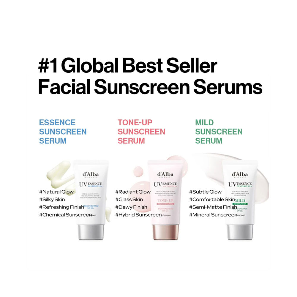 d'ALBA Waterfull Tone-up Sunscreen - Peaches&Creme Korean Skincare