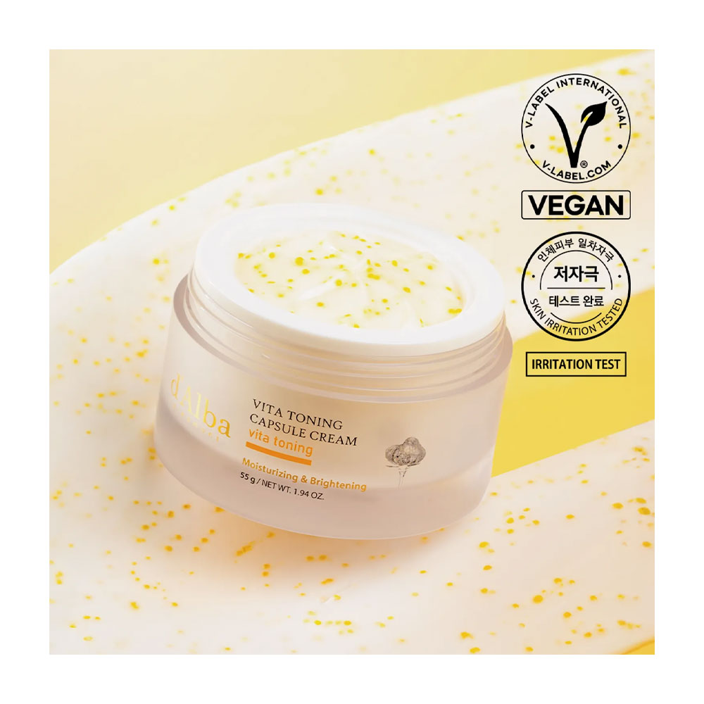 d'ALBA Vita Toning Capsule Cream - Peaches&Creme Shop Korean Skincare Malta