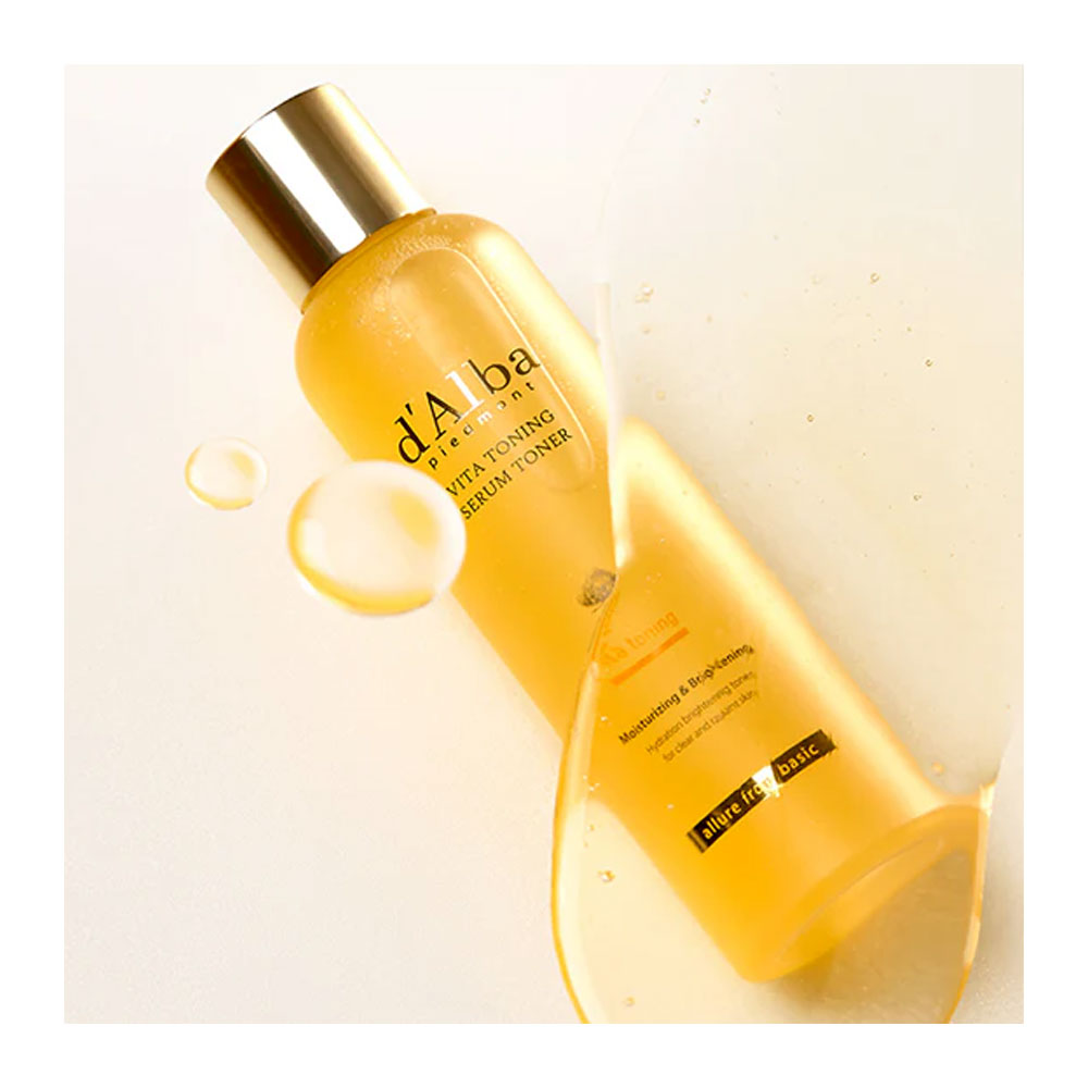 d'ALBA Vita Toning Serum Toner - Peaches&Creme Shop Korean Skincare Malta