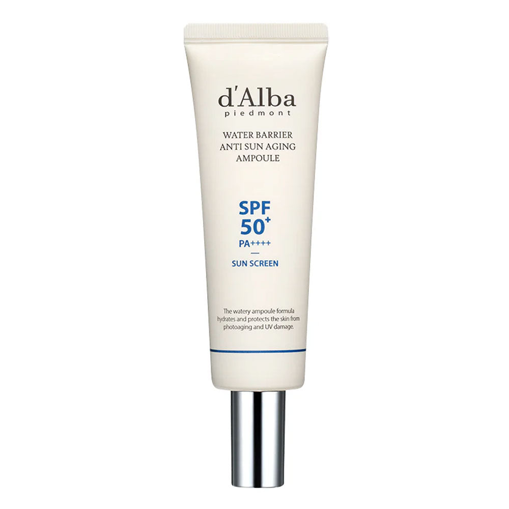 d'ALBA Water Barrier Anti Sun Aging Ampoule - Peaches&Creme Shop Korean Skincare Malta