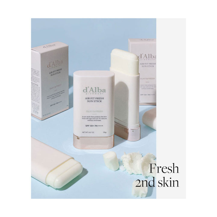d'ALBA Air Fit Fresh Sun Stick - Peaches&Creme Shop Korean Skincare Malta