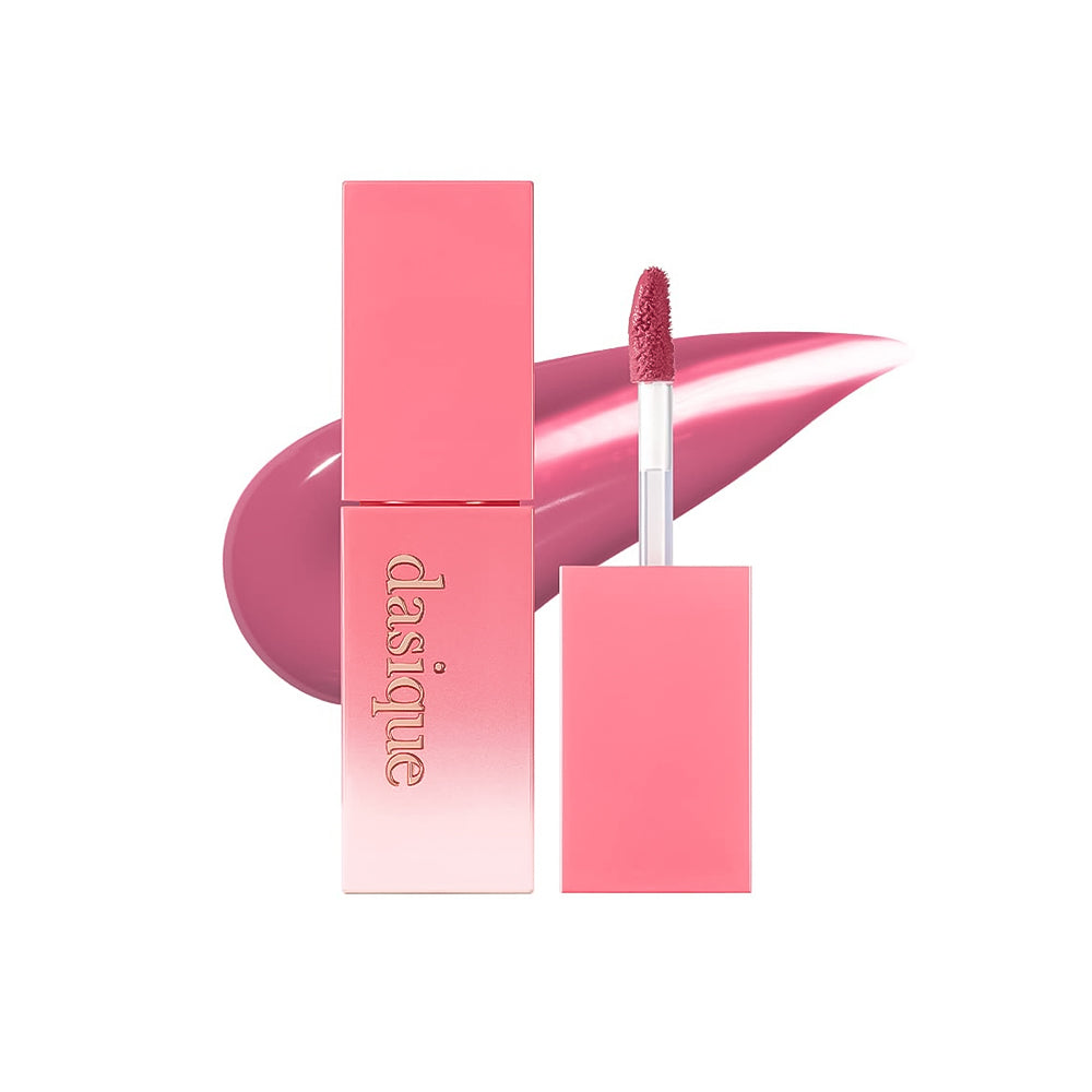 Pink lipstick with applicator and &