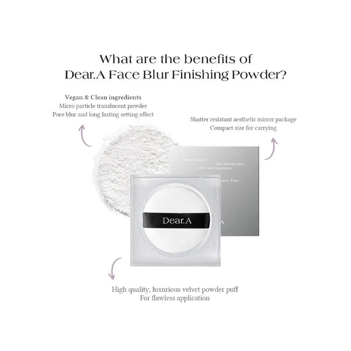 DR.ALTHEA DEAR.A Face Blur Finishing Powder - Peaches&Creme Shop Korean Skincare Malta