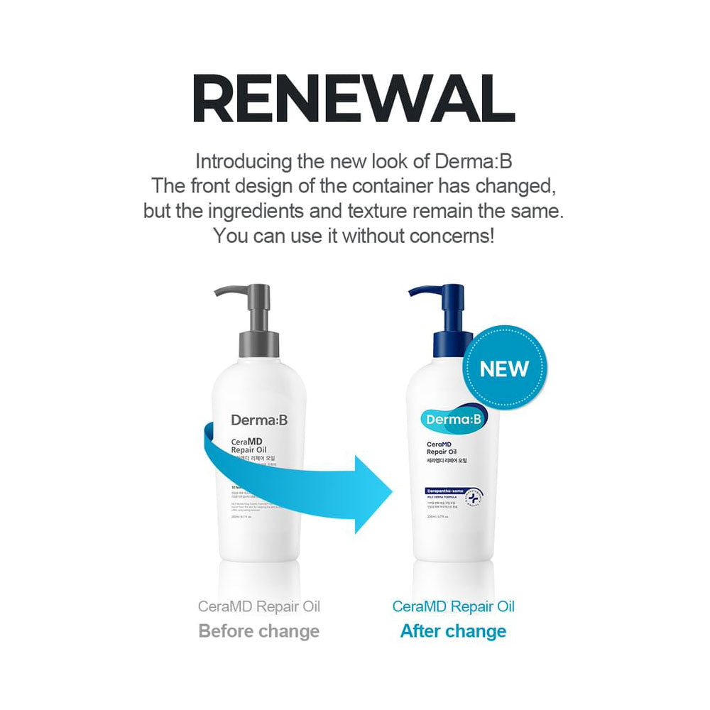 DERMA B CeraMD Repair Oil - Peaches&Creme Shop Korean Skincare Malta