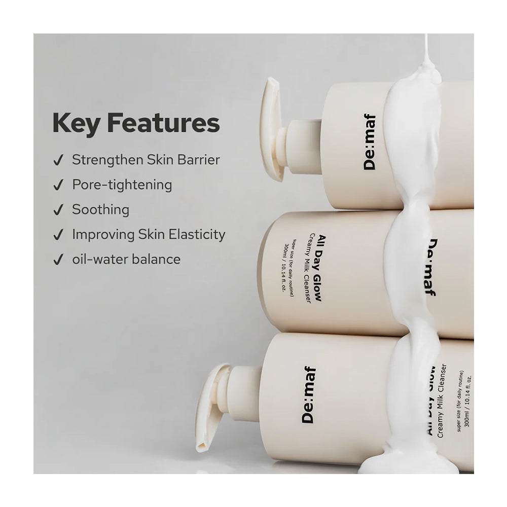 All Day Glow Creamy Milk Cleanser 300ml