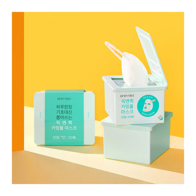 DEWYTREE Pick and Quick Calming Full Mask Sheet - Peaches&Creme Shop Korean Skincare Malta