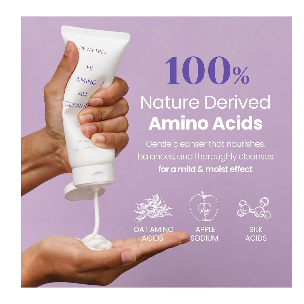 DEWYTREE Hi Amino All Cleanser - Peaches&Creme Shop Korean Skincare Malta