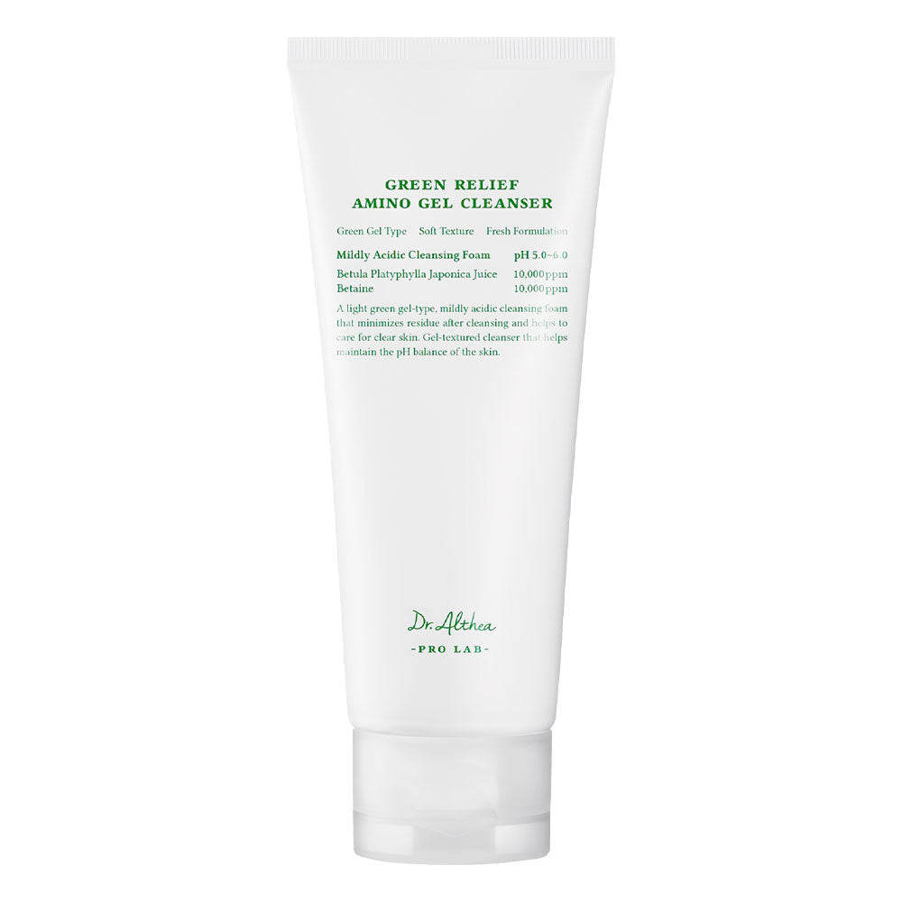 DR. ALTHEA Green Relief Amino Gel Cleanser - Peaches&Creme Shop Korean Skincare Malta