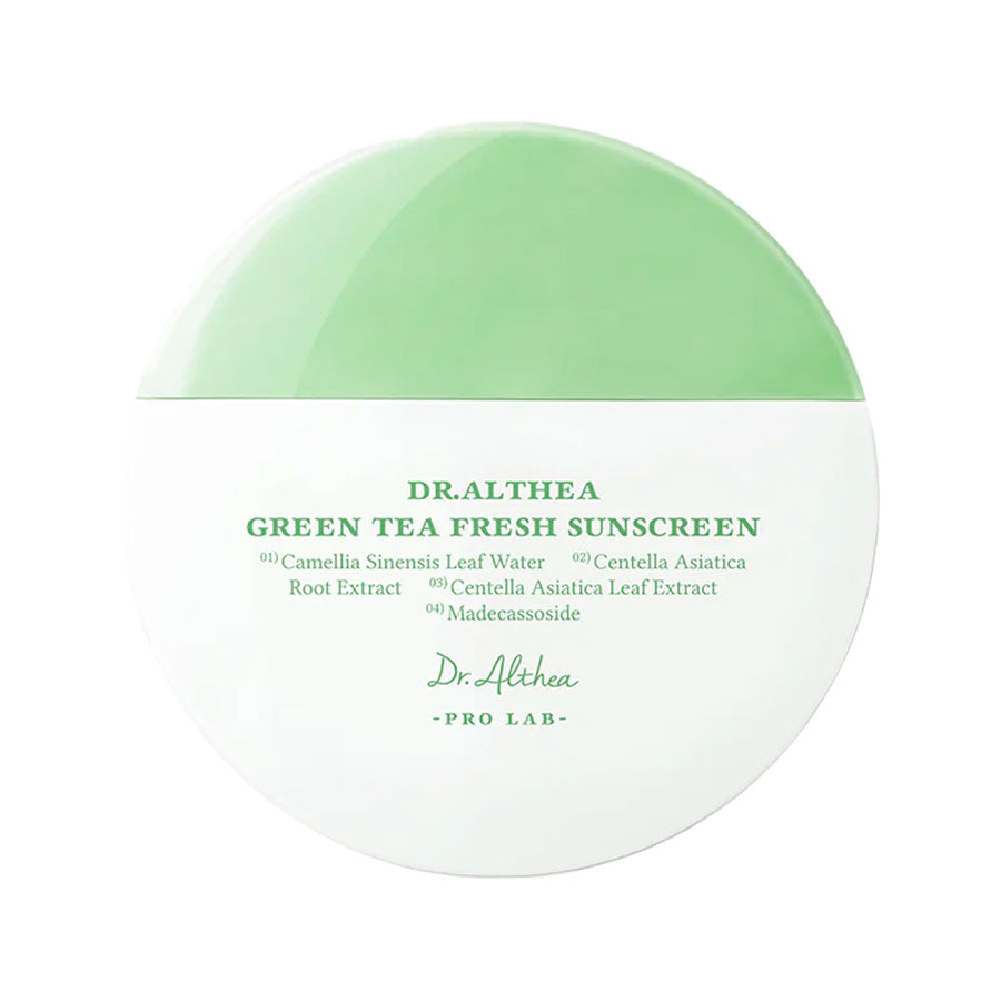 DR.ALTHEA Green Tea Fresh Sunscreen - Peaches&Creme Shop Korean Skincare Malta