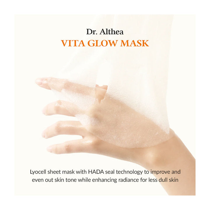 DR. ALTHEA Vita Glow Mask - Peaches&Creme Shop Korean Skincare Malta
