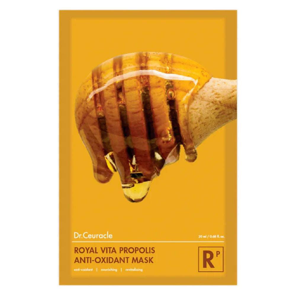 DR. CEURACLE Royal Vita Propolis Anti-Oxidant Mask - Peaches&Creme Shop Korean Skincare Malta