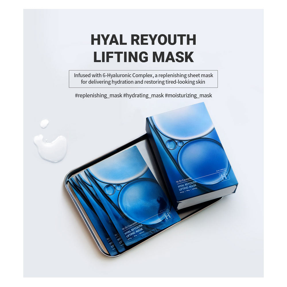 DR. CEURACLE Hyal Reyouth Lifting Mask - Peaches&Creme Shop Korean Skincare