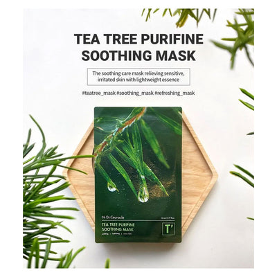 DR. CEURACLE Tea Tree Purifine Soothing Mask - Peaches&Creme Shop Korean Skincare Malta