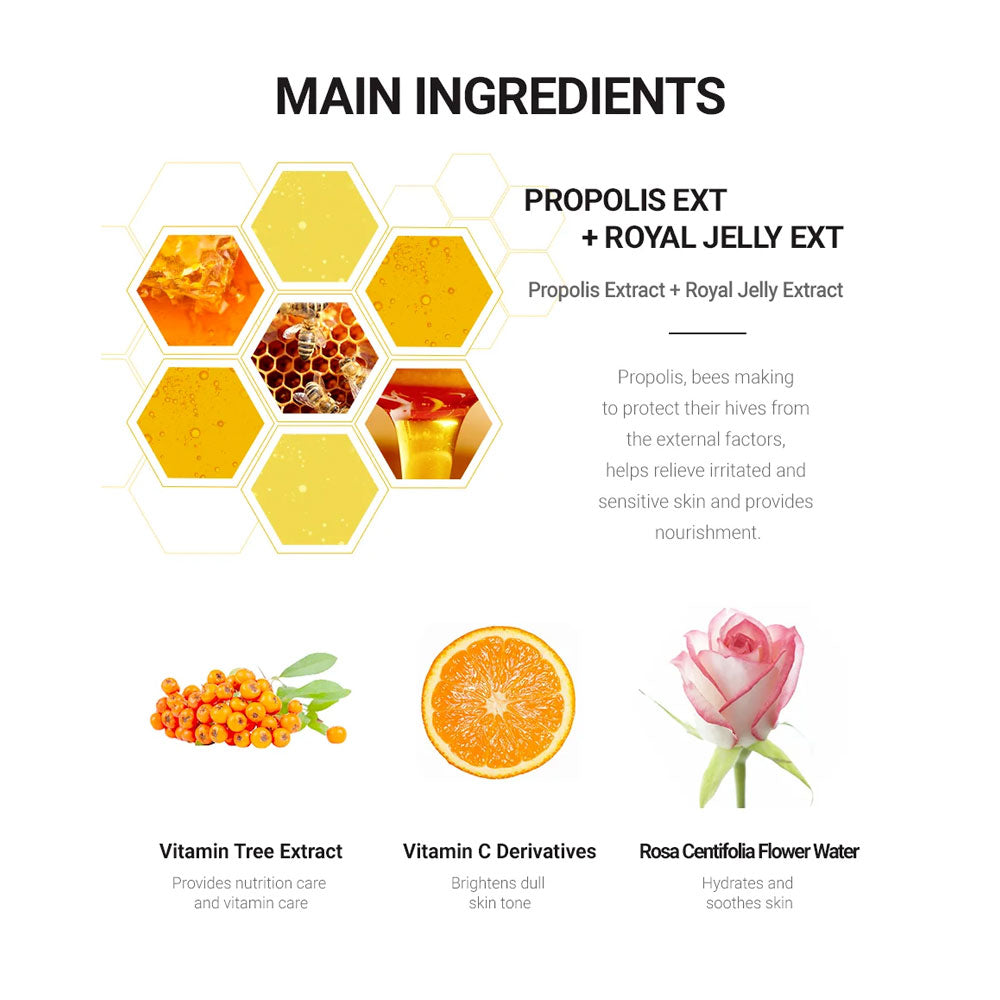 DR. CEURACLE Royal Vita Propolis 33 Ampoule - Peaches&Creme Shop Korean Skincare Malta