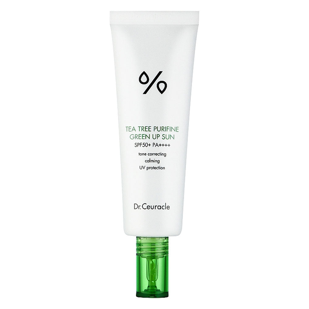 DR.CEURACLE Tea Tree Purifine Green Up Sun  - Peaches&Creme Shop Korean Skincare Malta