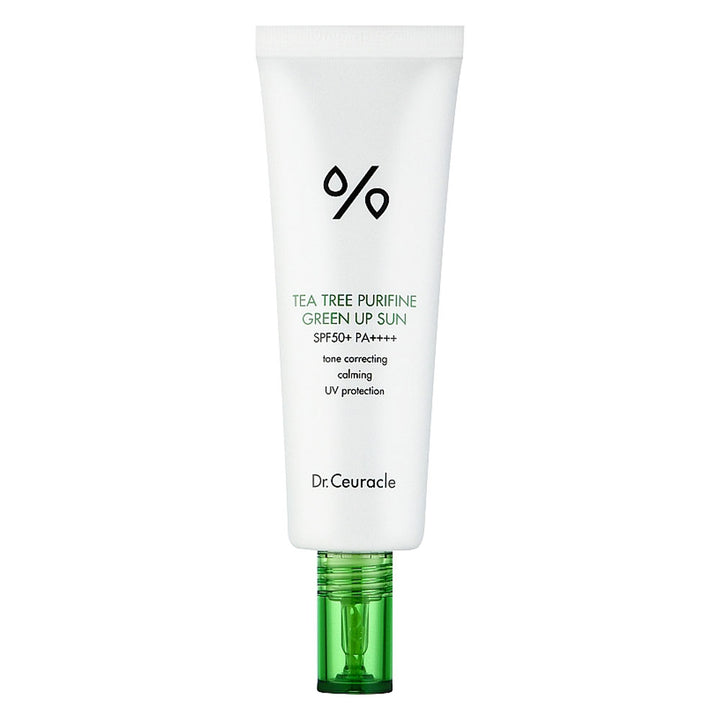 DR.CEURACLE Tea Tree Purifine Green Up Sun  - Peaches&Creme Shop Korean Skincare Malta