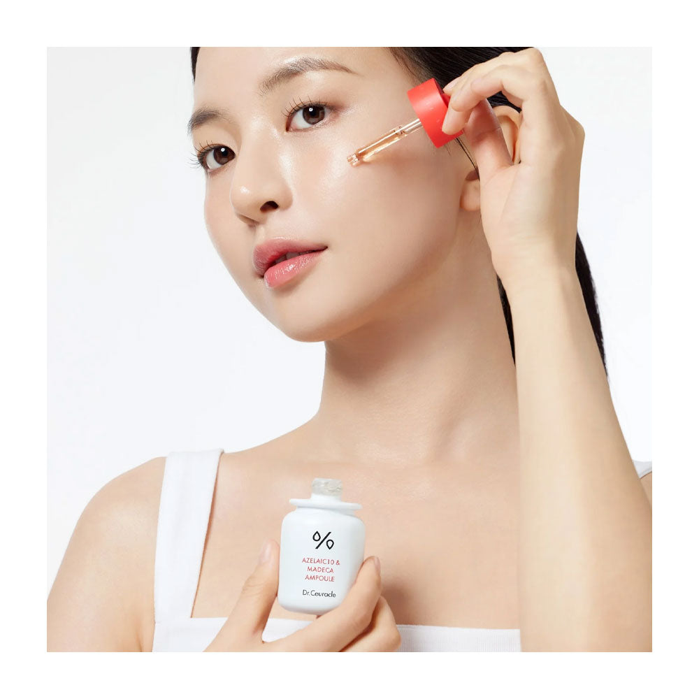 DR.CEURACLE Azelaic10 & Madeca Ampoule - Peaches&Creme Shop Korean Skincare Malta