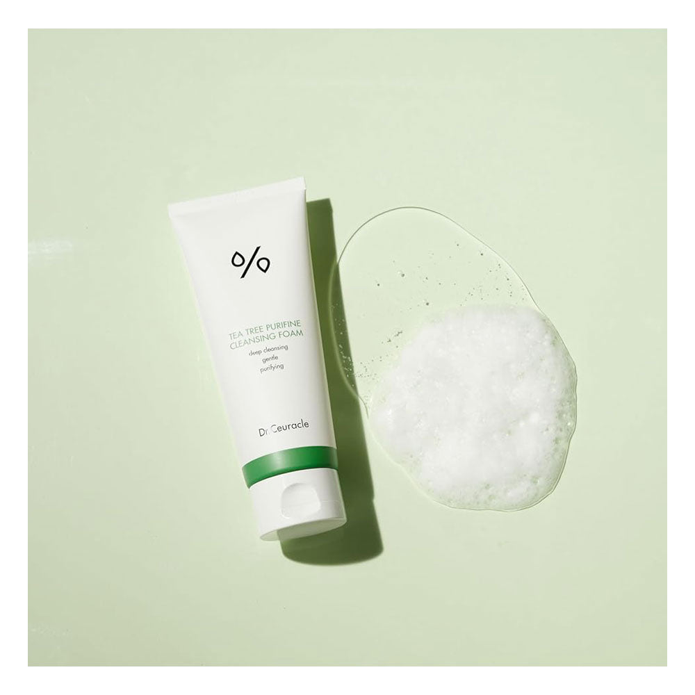 DR.CEURACLE Tea Tree Purifine Cleansing Foam - Peaches&Creme Shop Korean Skincare Malta