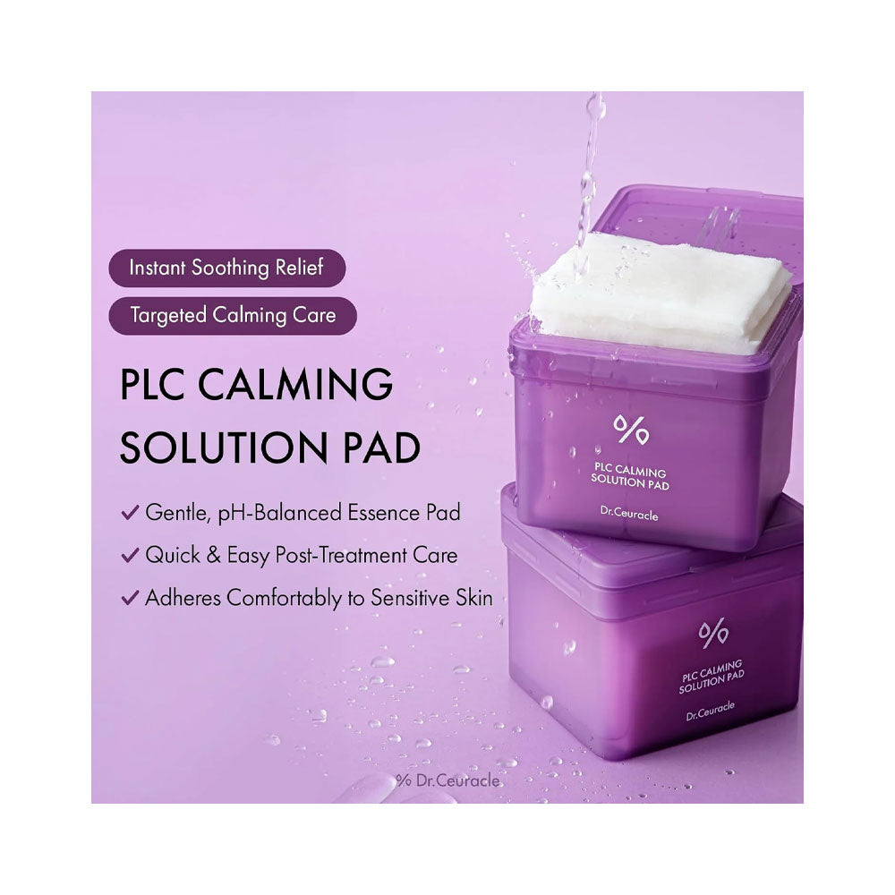 DR. CEURACLE PLC Calming Solution Pad - Peaches&Creme Shop Korean Skincare Malta