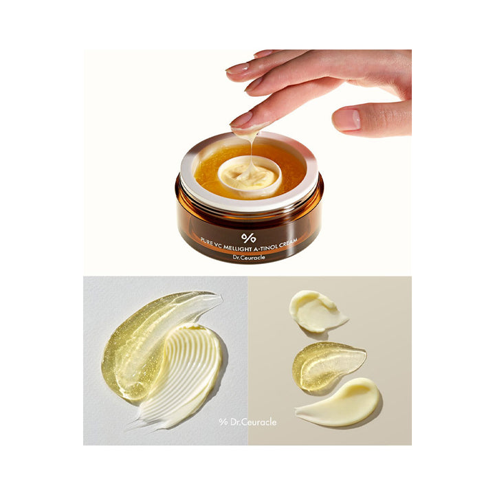 DR.CEURACLE Pure VC Mellight A-Tinol Cream - Peaches&Creme Shop Korean Skincare Malta
