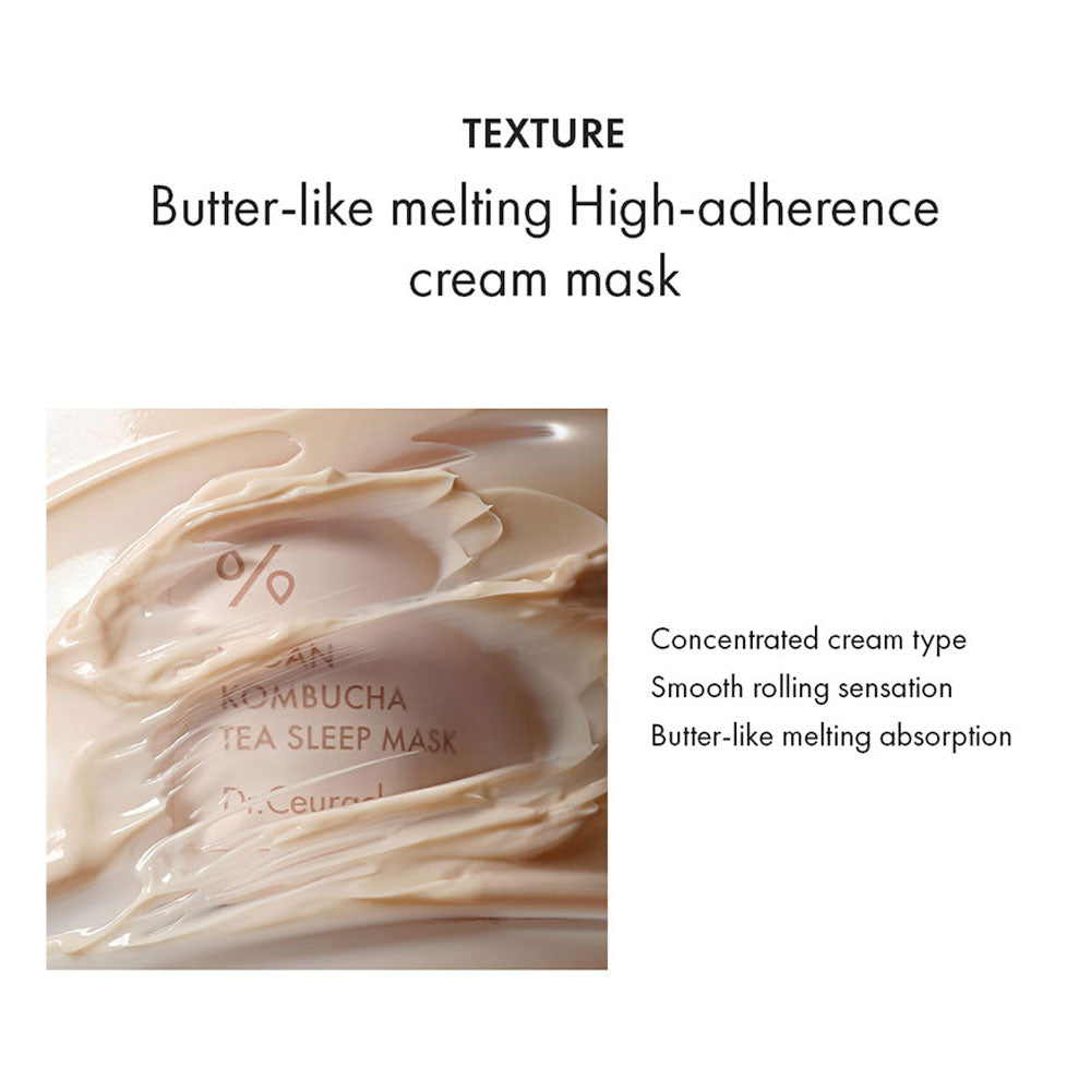 Dr.Ceuracle Vegan Kombucha Tea Sleep Mask - Peaches&Creme Shop Korean Skincare Malta