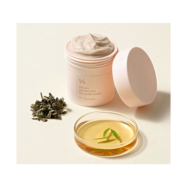Dr.Ceuracle Vegan Kombucha Tea Sleep Mask - Peaches&Creme Shop Korean Skincare Malta