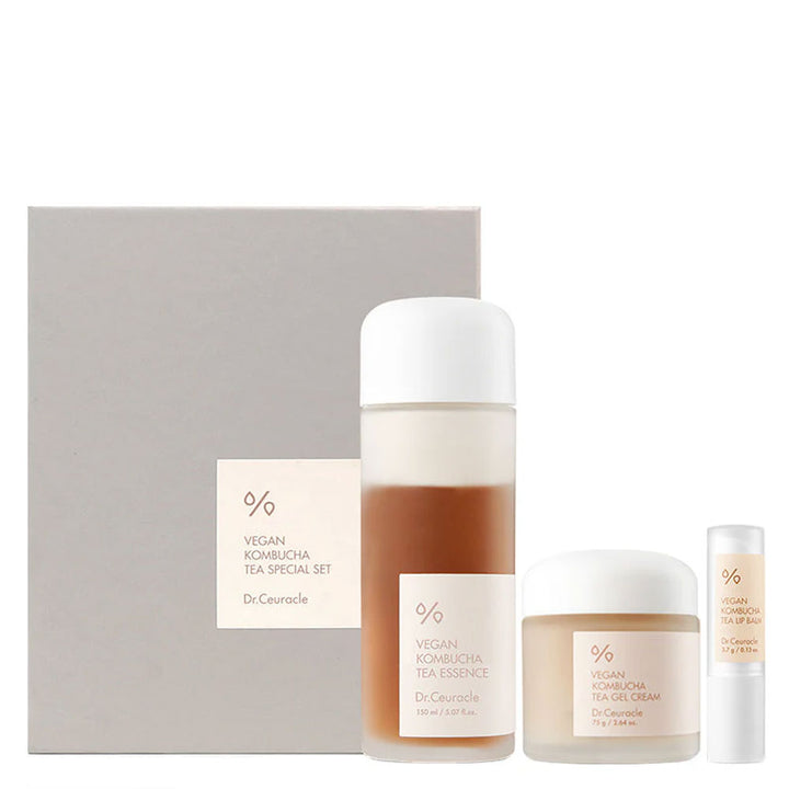 Dr.Ceuracle Vegan Kombucha Special Set - Peaches&Creme Shop Korean Skincare Malta