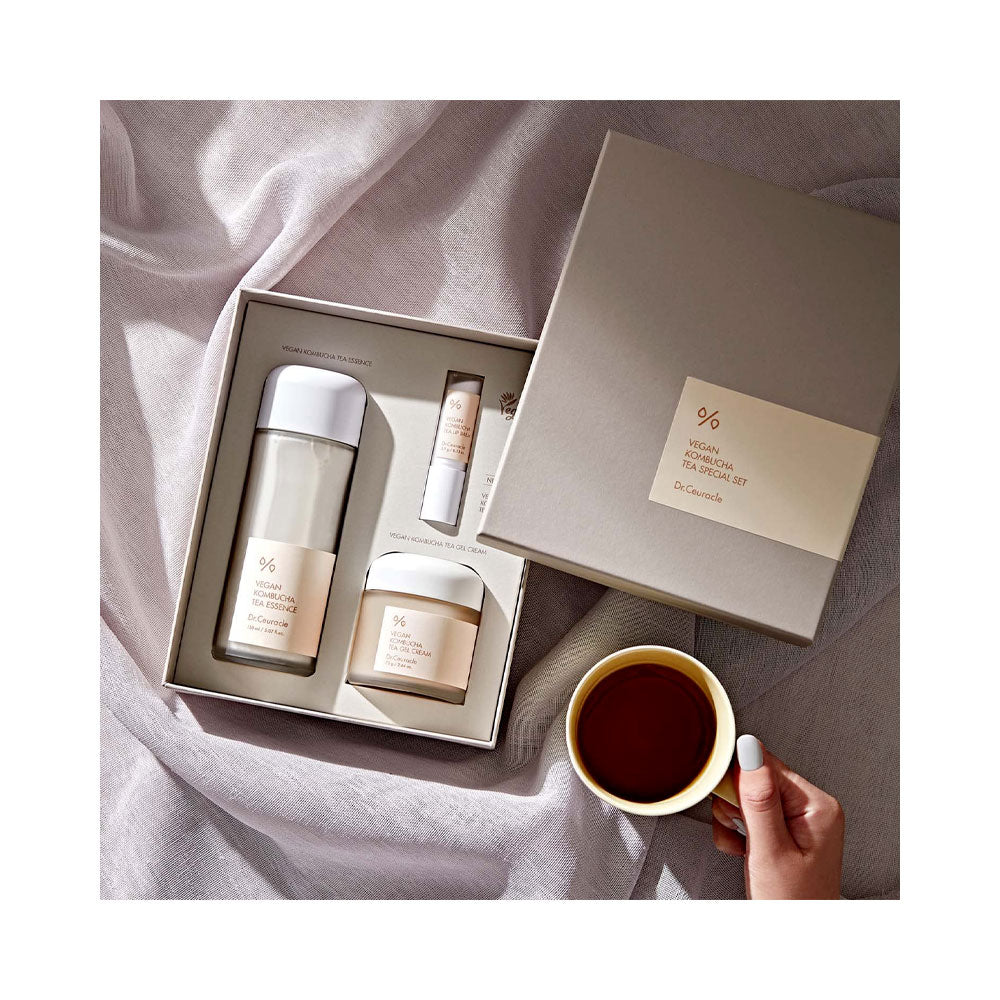Dr.Ceuracle Vegan Kombucha Special Set - Peaches&Creme Shop Korean Skincare Malta