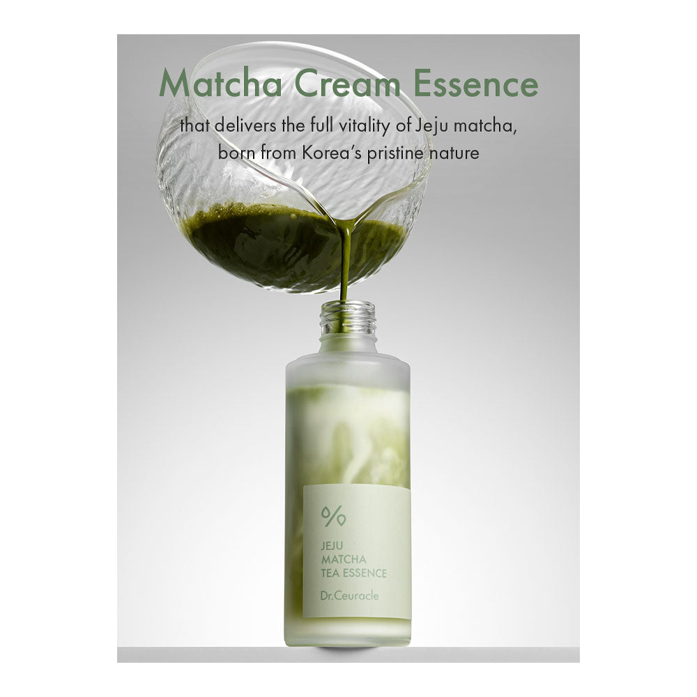DR. CEURACLE Jeju Matcha Tea Essence - Peaches&Creme Shop Korean Skincare Malta