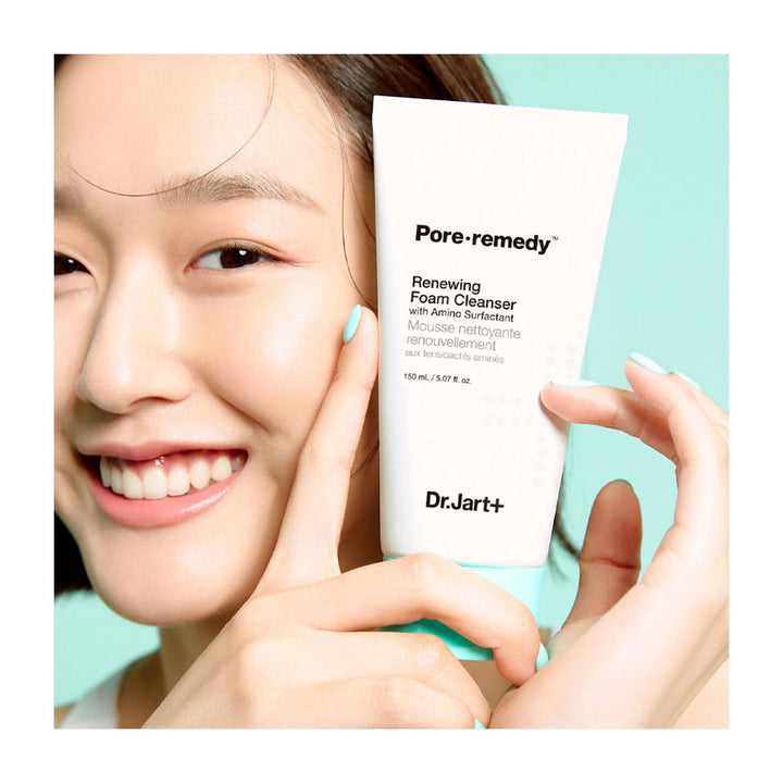 DR JART Pore·Remedy™ Renewing Foam Cleanser - Peaches&Creme Shop Korean Skincare Malta