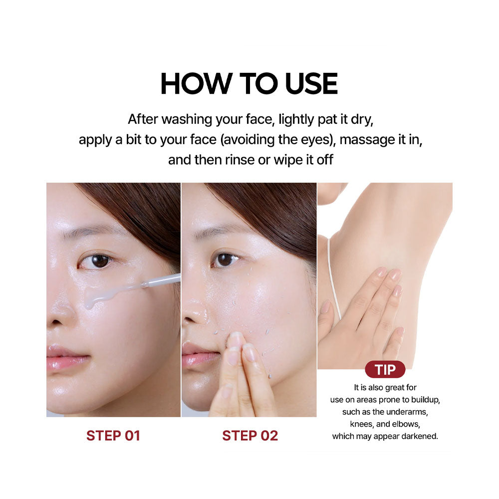 DR.MELAXIN Peel Shot Exfoliating Black Rice Ampoule - Peaches&Creme Shop Korean Skincare Malta