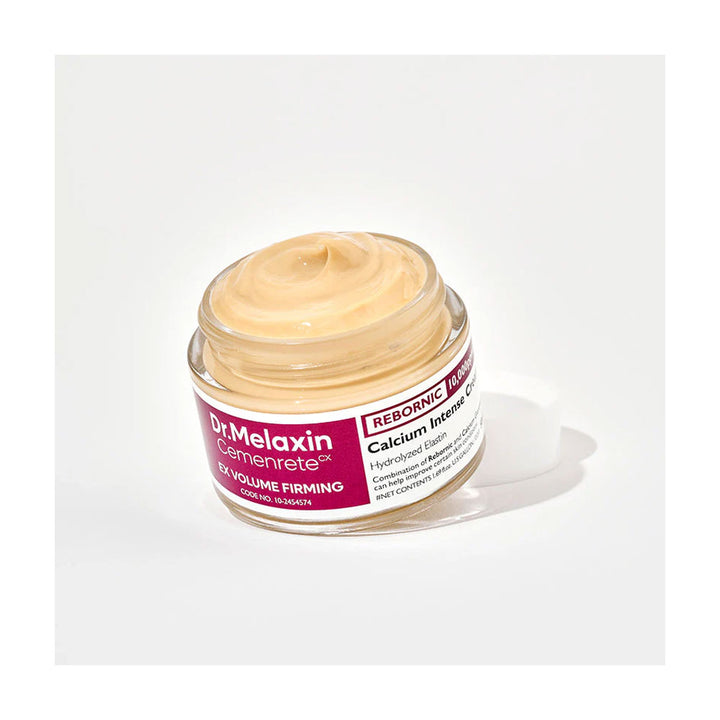 Dr. Melaxin cream jar on a white background