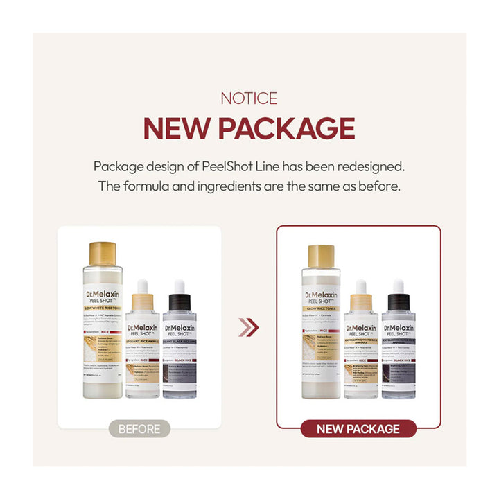 Promotional graphic showing a before-and-after comparison of Dr. Melatonin hair care bottles under the heading &