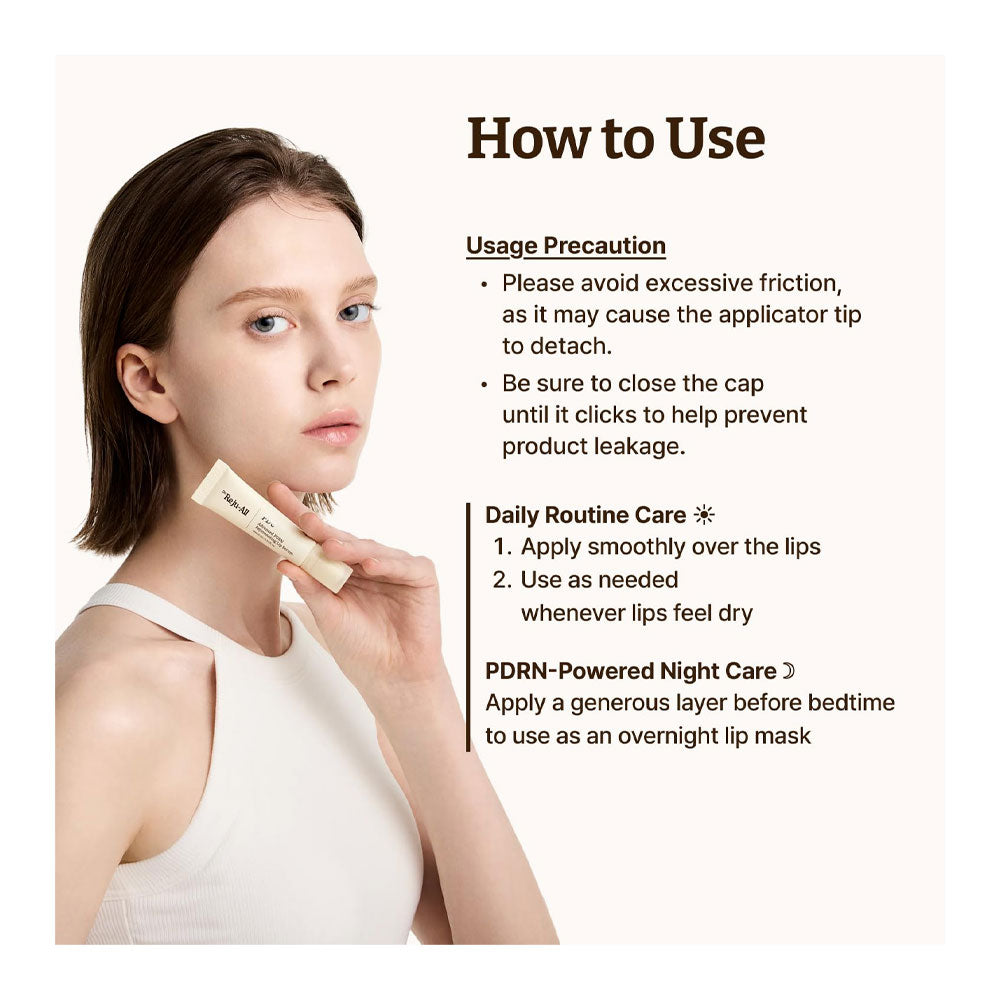 DR. REJU-ALL Advanced PDRN Rejuvenating Lip Serum - Peaches&Creme Shop Korean Skincare Malta