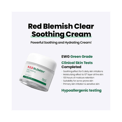 DR.G Red Blemish Clear Soothing Cream - Peaches&Creme Shop Korean Skincare Malta