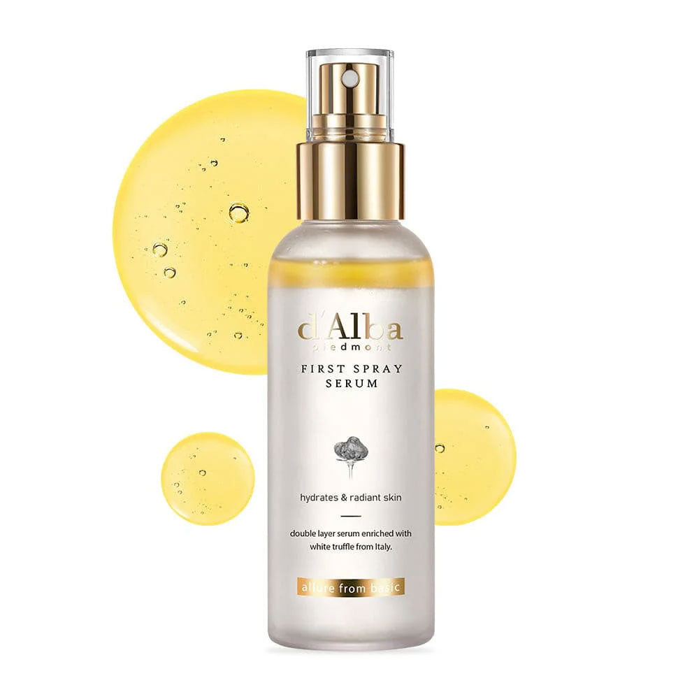 d'ALBA White Truffle First Spray Serum - Peaches&Creme Shop Korean Skincare Malta