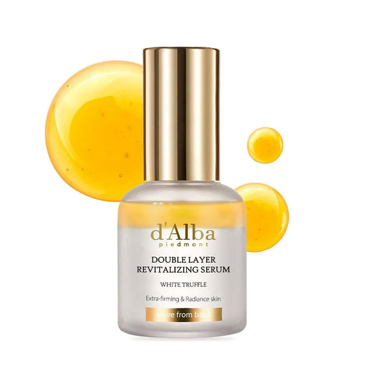 d'ALBA White Truffle Double Layer Revitalizing Serum - Peaches&Creme Shop Korean Skincare Malta