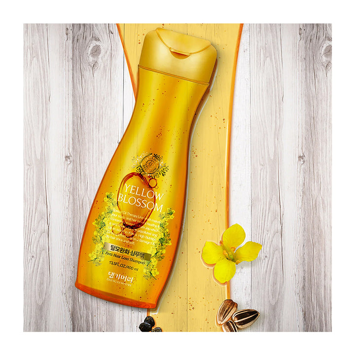 Daeng Gi Meo Ri Yellow Blossom Hair Loss Care Shampoo - Peaches&Creme Shop Korean Skincare Malta