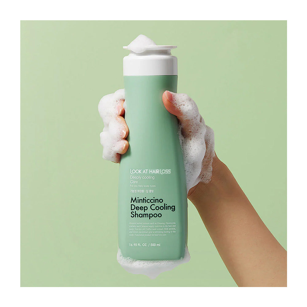 Daeng Gi Meo Ri LOOK AT HAIR PLUS Minticcino Deep Cooling Shampoo - Peaches&Creme Shop Korean Skincare Malta