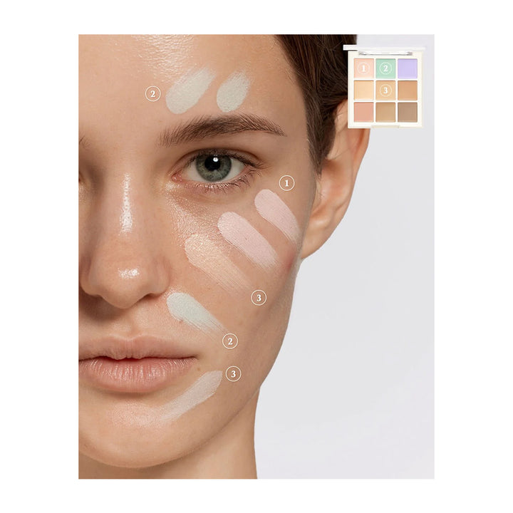 DASIQUE Pro Concealer Palette - Peaches&Creme Shop Korean Skincare Malta