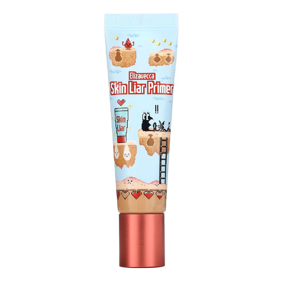 ELIZAVECCA Skin Liar Primer - Peaches&Creme Shop Korean Skincare Malta