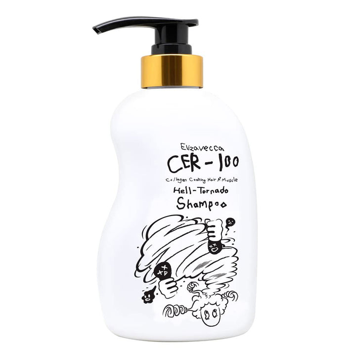 ELIZAVECCA CER-100 Collagen Coating A+ Muscle Tornado Shampoo - Peaches&Creme Shop Korean Skincare Malta