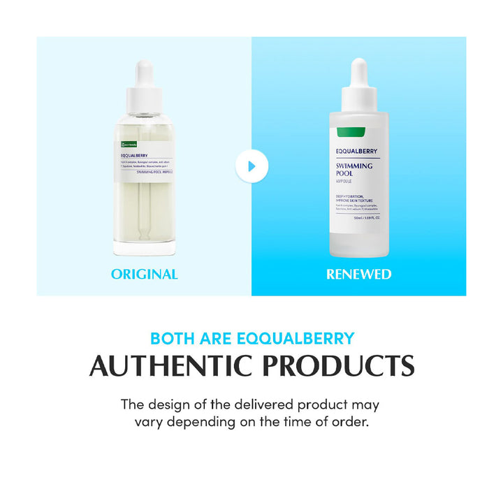 EQQUALBERRY Swimming Pool Ampoule - Peaches&Creme Shop  Korean Skincare Malta